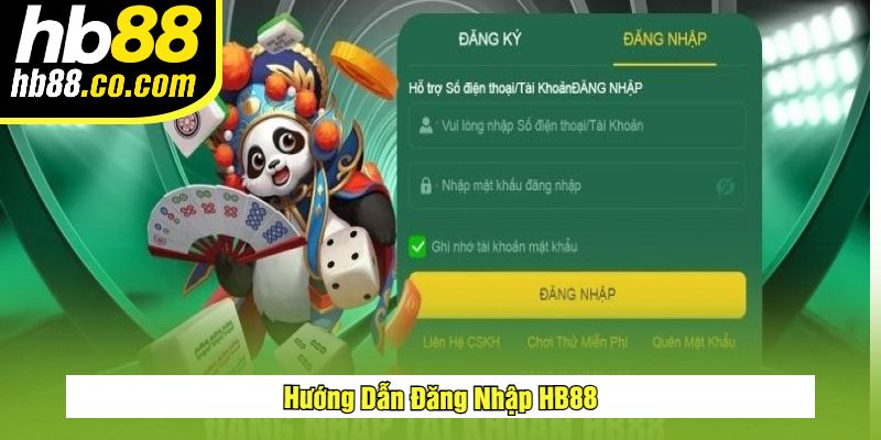 Hướng Dẫn Đăng Nhập HB88